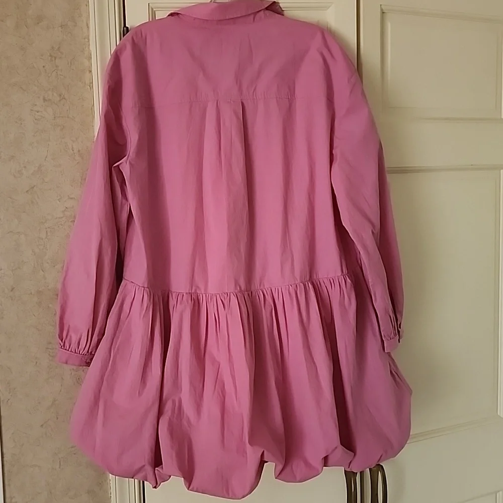 NWT.Maeve Vibrant Pink Dress Siz L.Pit To Pit 24".lenght 39" - Picture 6 of 6